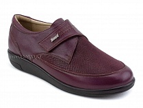 231161 Сурсил-Орто (Sursil-Ortho), туфли для взрослых, кожа, стрейч, бордовый, полнота 5 