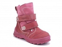 215-96,87,17 Тотто (Totto), ботинки детские зимние ортопедические профилактические, мех, нубук, кожа, розовый. в Нижнем Новгороде