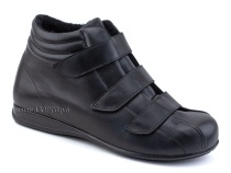 5008-02-1 Плюмекс (Plumex), ботинки для взрослых зимние, натуральная шерсть, кожа, черный, полнота 10 в Нижнем Новгороде