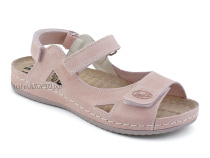 729/OR87  Леди (Ledi Anatomic)  сандалии открытые для взрослых ортопедические, кожа, розовый 