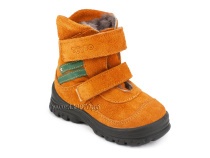 203-85,044 Тотто (Totto), ботинки зимние, оранжевый, зеленый, натуральный мех, замша. в Нижнем Новгороде