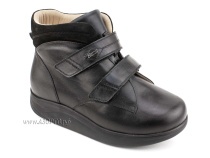 141606W Сурсил-Орто (Sursil-Ortho), ботинки для взрослых, ригидная подошва, диабетическая подкладка, кожа, нубук, черный, полнота 11 в Нижнем Новгороде
