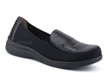 84-52Т-22-402/30 Рикосс (Ricoss) туфли для взрослых, кожа, лак, текстиль, черный, полнота 9 в Нижнем Новгороде