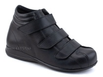 5008-01  Плюмекс (Plumex), ботинки для взрослых демисезонные утепленные, кожа, черный, полнота 10. в Нижнем Новгороде